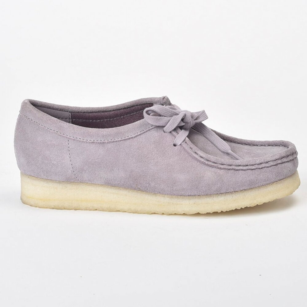 Clarks Wallabee Lavender Suede Moccasin Women's Size 8